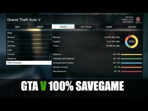 gta v เซฟหาย  2022 New  GTA 5 Hướng dẫn cài file 100% Game Save