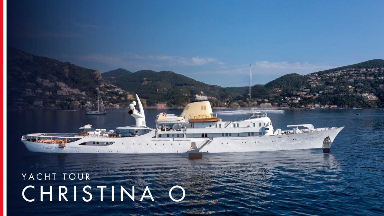 ⁣CHRISTINA O | 99m/325' | Canadian Vickers - Yacht for Sale
