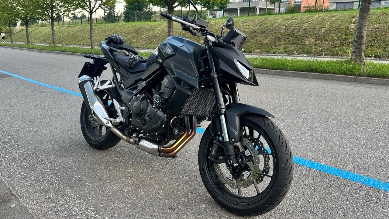 2025 HONDA HORNET 750 exhaust sound check | startup & drive-by's  🔥