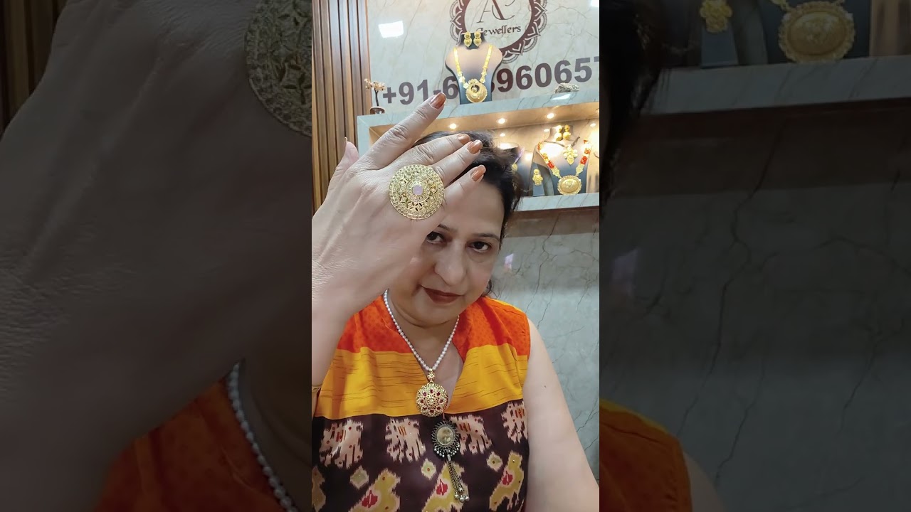 video no 107 by Ainas creations jewellers presenting silver jadau jewellery set contact 6239606573