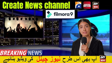 How To Make Videos Like News Channel in Filmora 9 | News Channel Video Tutorial | News