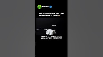 Soft Robots Walk Straight Out of a 3D Printer 😱 | #robots #science #technology #innovation