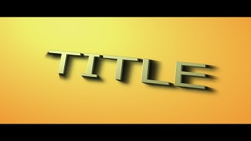 EPIC 3D TEXT EFFECT IN SONY VEGAS