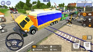 Bus Simulator Indonesia Best Truck Mod 2021 | Mod Bussid Truck Fuso Tronton Triple–Android Gameplay screenshot 3
