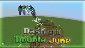 Minecraft - Présentation de mon Datapack Dash and Double Jump (ancienne version)