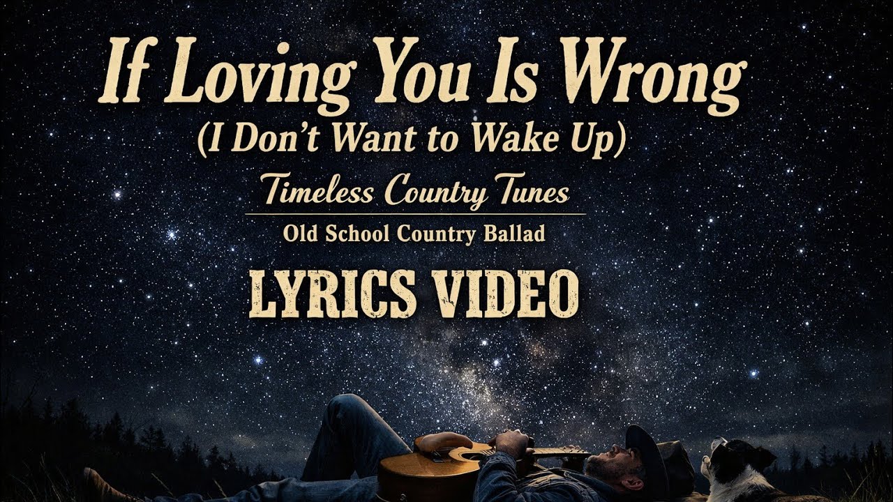 If Loving You Is Wrong (I Don’t Want to Wake Up)   - Old School Country Ballad | Lyrics video 