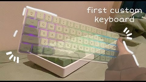 First custom keyboard