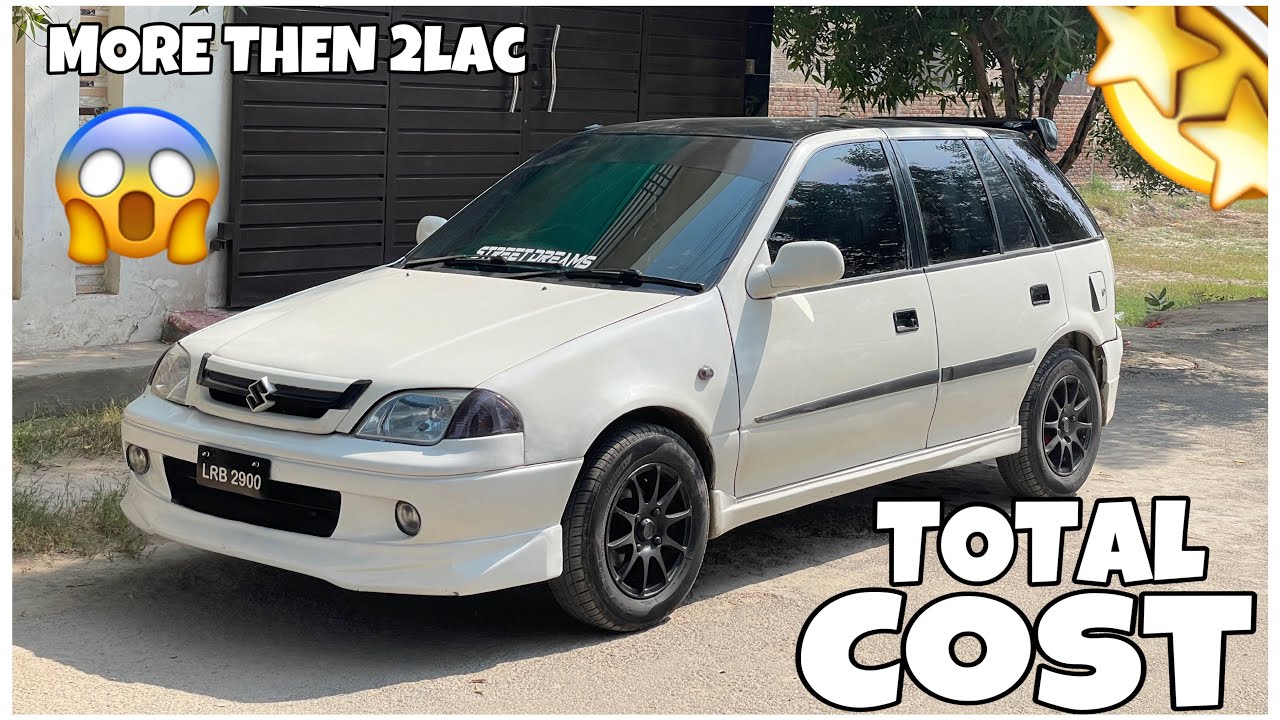 CULTUS MODIFIED TOTAL COST🤩ft BUDGET CAR😍#cultus #modified #subscribe ...