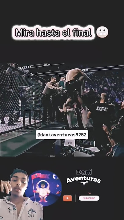 Khabib jump in crowd 😈after match😰😰 #mma #ufc #khabib #conormcgregor #foryou #mmaathlete #shortvideo