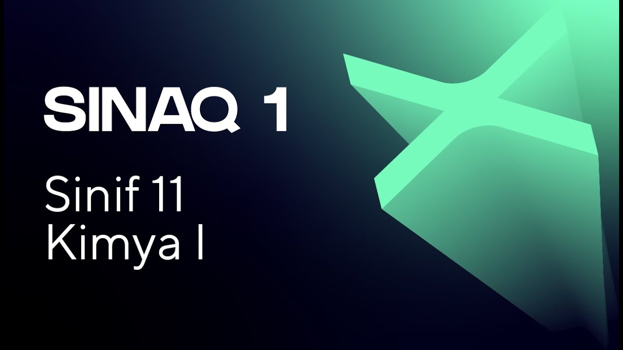 Kimya I 11-ci sinif   Güvən Sınaq 1 Qrup fənləri üzrə