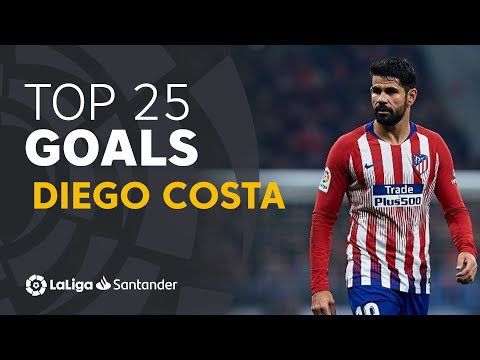 TOP 25 GOALS Diego Costa en LaLiga Santander