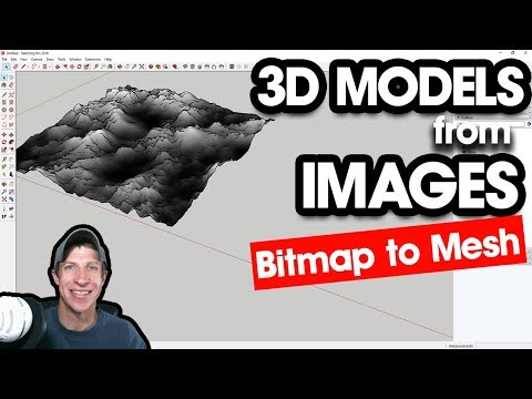 3D MODELS FROM IMAGES in SketchUp with Bitmap to Mesh