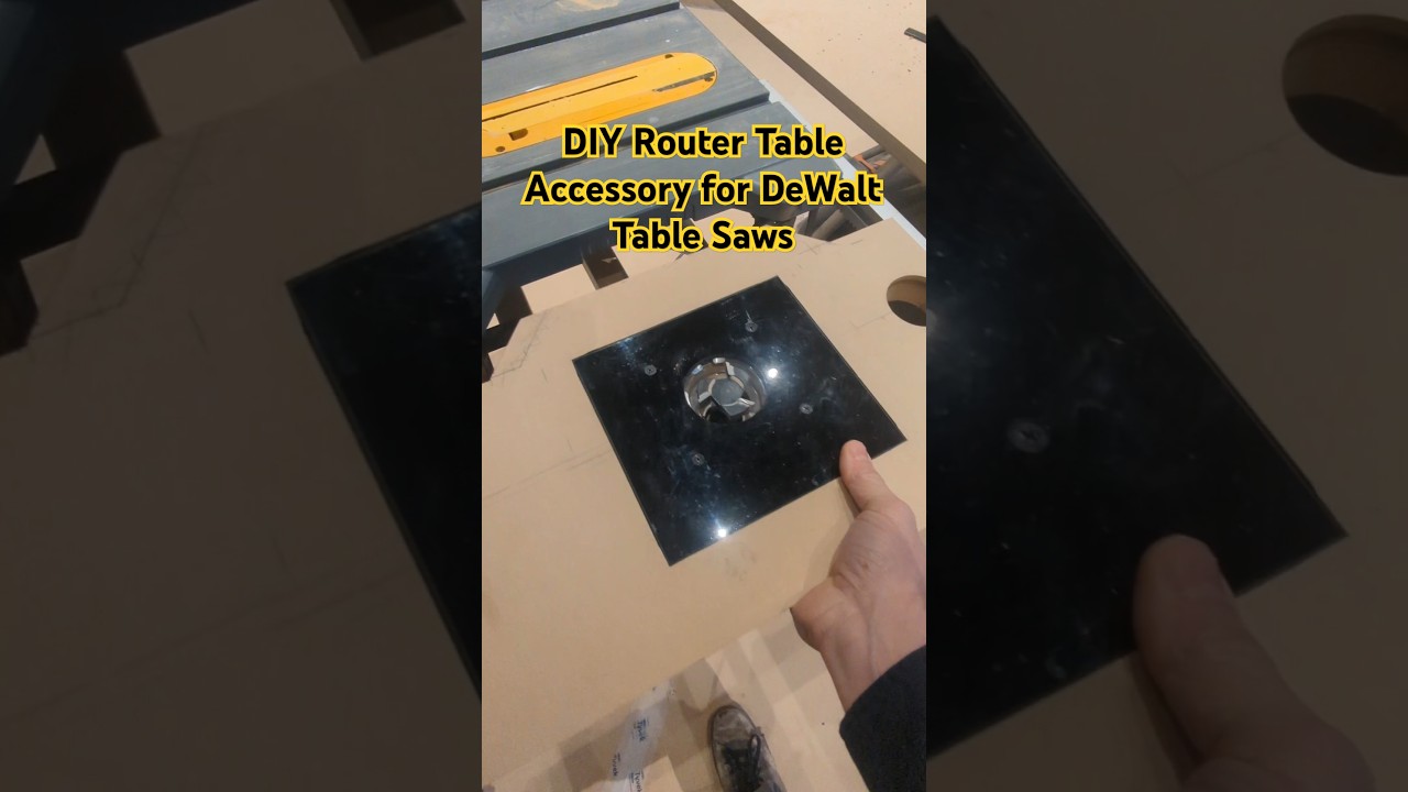 Быстрая и простая в использовании принадлежность для фрезерного стола к моему настольному циркуля...