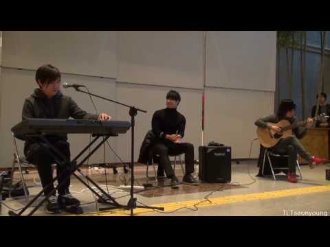 sg워너비김진호 / 정구현, 낭만유랑악단 정인성 인사와 노래 20131217 아산병원재능기부공연