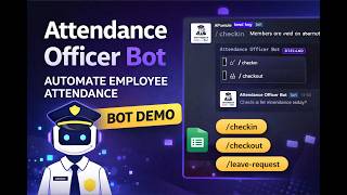 Attendance Officer Bot – Automated Check-In & Attendance Tracking for Discord, Slack & Pumble