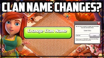 Change Your CLAN Name in Clash of Clans?