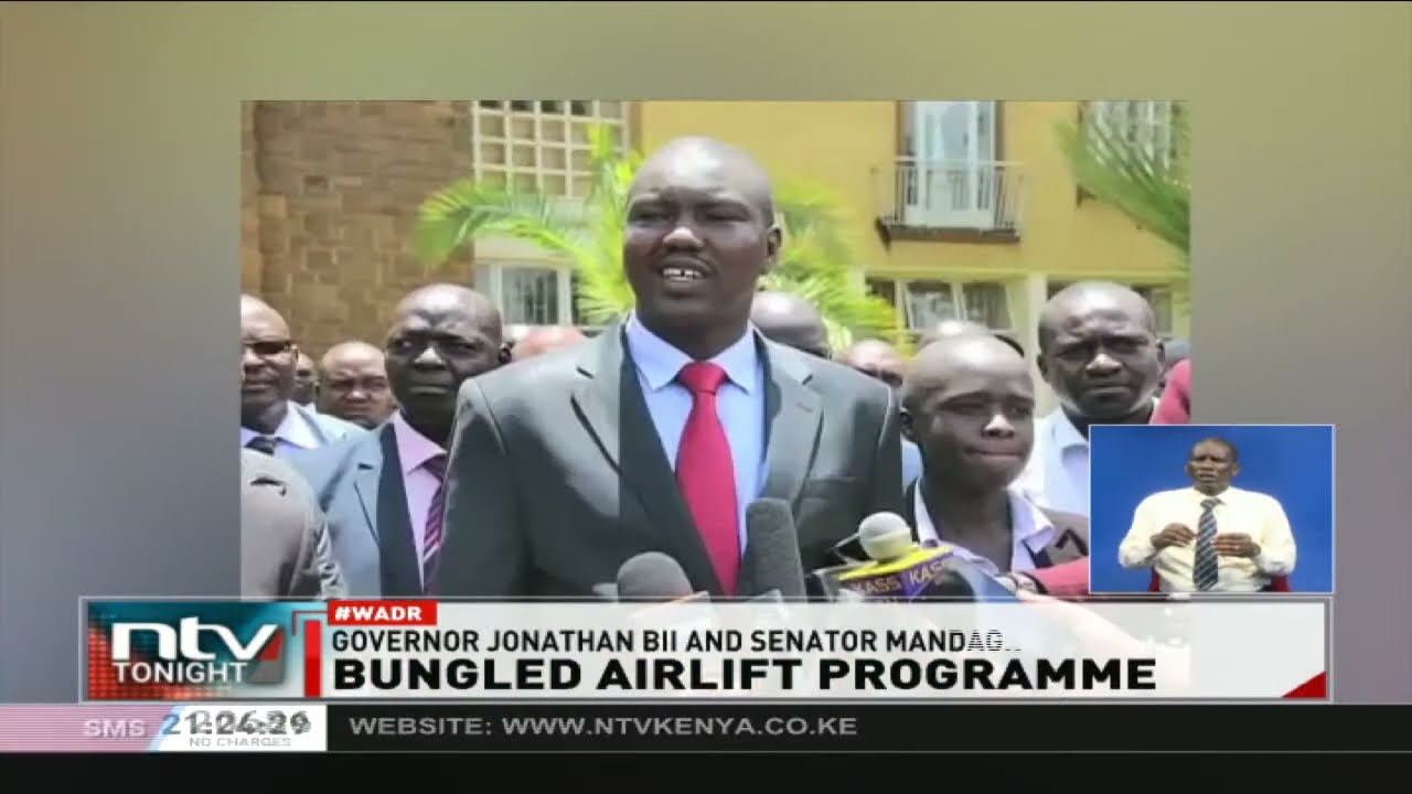 Governor Jonathan Bii and Senator Mandago caught in middle of students airlift saga