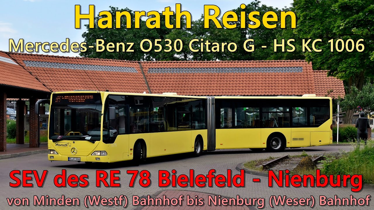 [Sound] Bus Mercedes-Benz O530 Citaro G von Hanrath Reisen - HS KC 1006