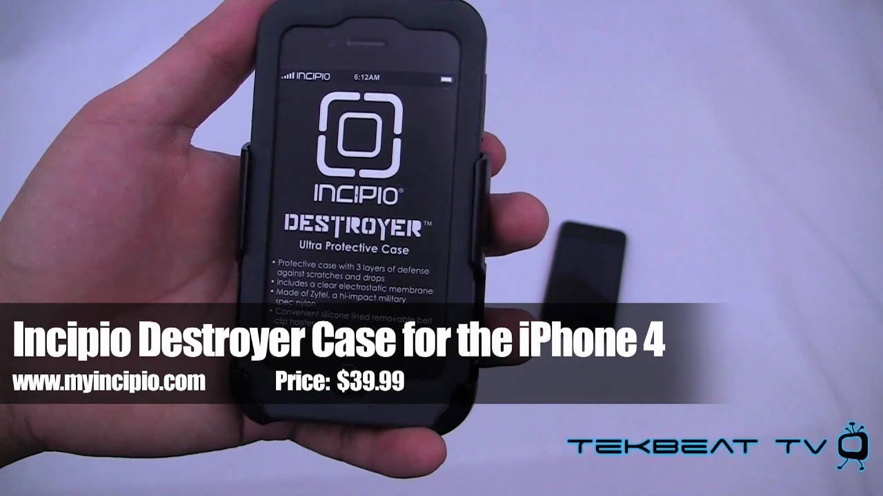 Incipio Destroyer Hard Shell Case Review for the iPhone 4
