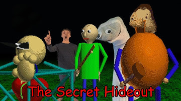 Baldi Goes Crazy Part 2 - The Secret Hideout (Baldi