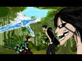 Eren yeager titan, Tanjinro demon slayer vs Cartoon Cat trevor henderson . Drawing cartoon 2 .