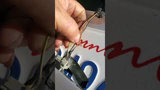 volvo (s40) license plate lights no working, repair - YouTube
