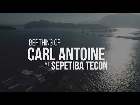 Berthing of CMA CGM Carl Antoine at Sepetiba Tecon