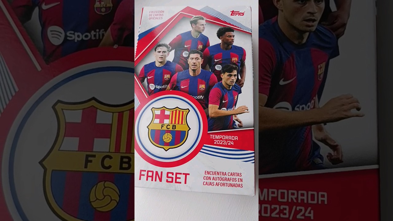 Topps Barcelona Fan Set 2023/24 Box Opening!! Numbered Hit!! 