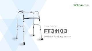FT31103 Foldable Walking Frame
