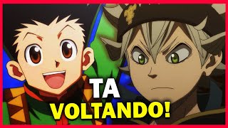 BLACK CLOVER NA NETFLIX CONFIRMADO EM 2023! | HUNTER X HUNTER VOLTANDO EM NOVEMBRO!