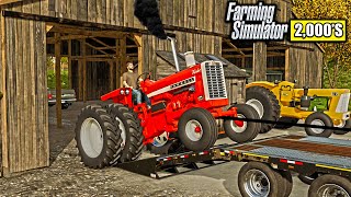 OLD TRACTOR BARN FIND! (NOT RAN IN 20 YEARS) | FARMING SIMULATOR 2000&#39;S