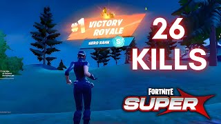Fortnite mobile - 26 Kills Solo vs Squads Win | (Galaxy S24) (120FPS Gameplay)