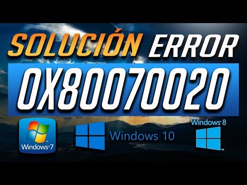 Solución Error 0x80070020 en Windows 10/8/7 - Tutorial [2024]