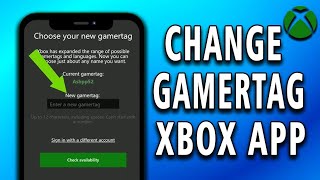 How to Change Xbox Gamertag on Phone | Change your Gamertag on Xbox App