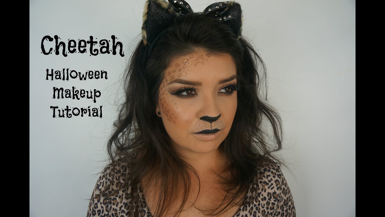 Cheetah Halloween Makeup Tutorial YouTube