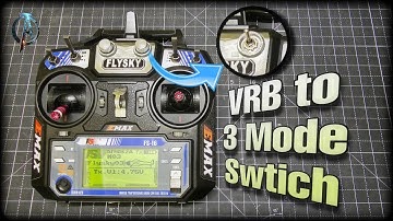 Upgrade Flysky i6 transmitter || VRB to 3 Mode Switch || by Atechtechnology