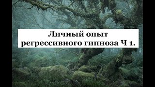 Личный опыт регрессивного гипноза. Факты о жизни реального человека.