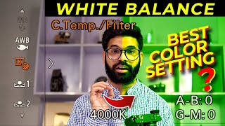 White balance of any sony alpha camera | Sony camera color setting | Custom white balance sony a7iii