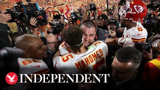 Kansas City Chiefs celebrate winning 2023 Super Bowl