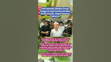 Dedi Mulyadi Dituduh Pungli hingga Korupsi karena Gerakan Seribu Rupiah, Begini Respons Gubernur