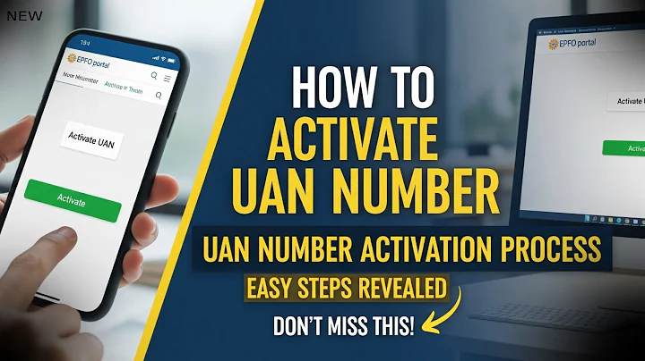 How To Activate UAN Number | UAN Number Activation Process (2025 Guide) ✅