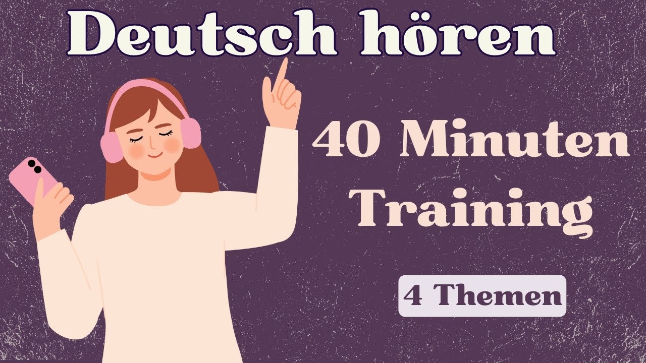 Deutsch Podcast | Deutsch Hören | Ep: 2 |  40 Minuten Training für besseres Hörverstehen!