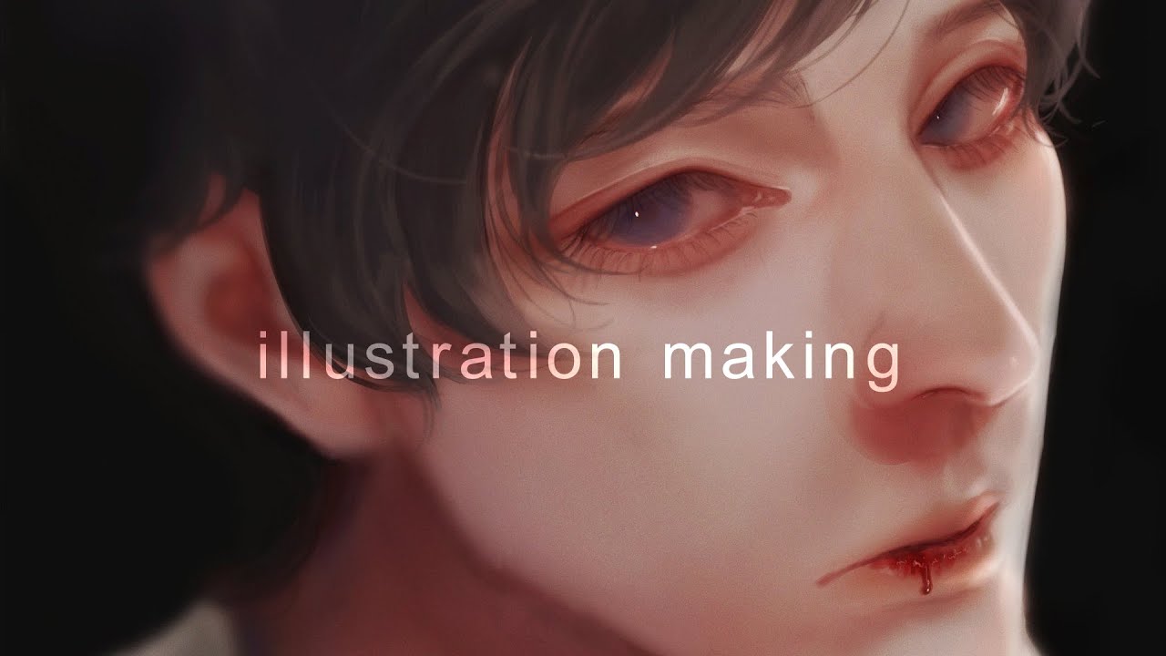 厚塗りイラストメイキング じゅわっと Illustration Making Ibispaint Youtube
