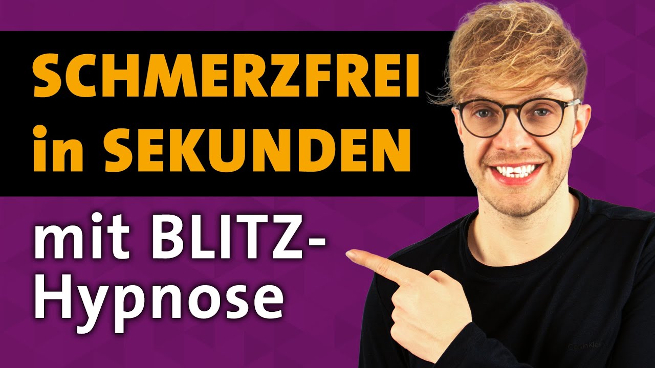Die Magie der Blitzhypnose: Schmerzfrei auf Knopfdruck