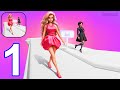 Fashion queen dress up game  gameplay walkthrough part 1 dress up barbie model ios android