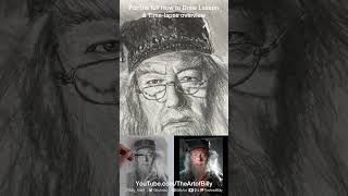 Rip Sir Michael Gambon - Professor Dumbledore In Jk Rowlings Harry Potter Films - Drawing Lesson