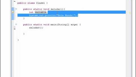 Tutoriales Java: 09 Funciones simples (Static Void)