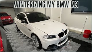 How I &quot;WINTERIZE&quot; My BMW M3