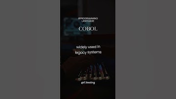 COBOL. Programming language