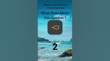 Electrical symbols or electronic circuits
